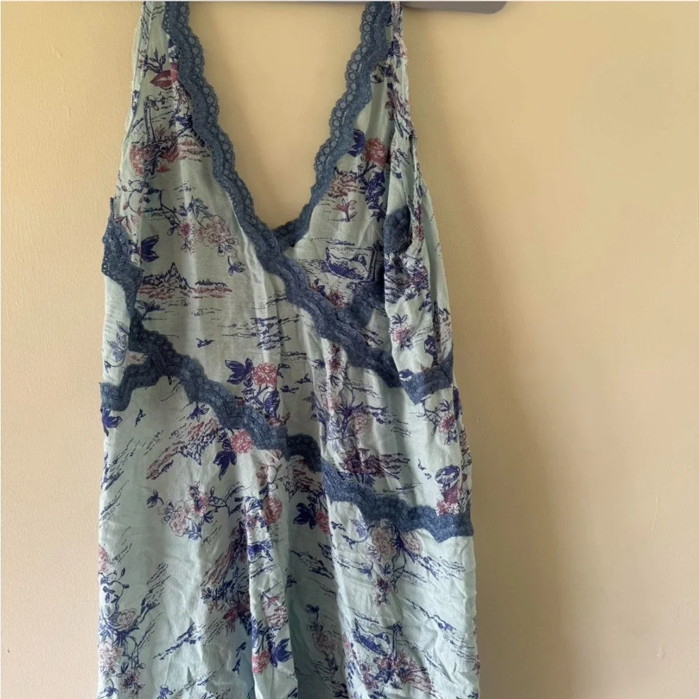 Free People Slip My Mind Printed Trapeze Dress - Picture 2 of 9